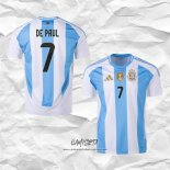 Primera Camiseta Argentina Jugador De Paul 2024
