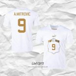 Segunda Camiseta Serbia Jugador A.Mitrovic 2022