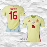 Segunda Camiseta Espana Jugador Rodrigo 2024
