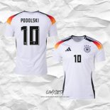 Primera Camiseta Alemania Jugador Podolski 2024
