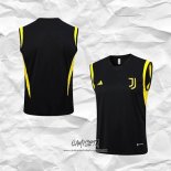 Camiseta de Entrenamiento Juventus 2023-2024 Sin Mangas Negro