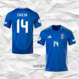 Primera Camiseta Italia Jugador Chiesa 2024-2025