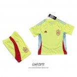 Segunda Camiseta Espana 2024 Nino