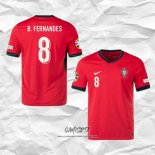 Primera Camiseta Portugal Jugador B.Fernandes 2024
