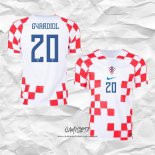 Primera Camiseta Croacia Jugador Gvardiol 2022