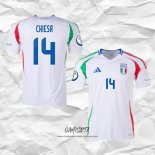 Segunda Camiseta Italia Jugador Chiesa 2024-2025