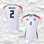 Primera Camiseta Alemania Jugador Rudiger 2024
