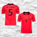 Primera Camiseta Corea del Sur Jugador Jung Woo Young 2022