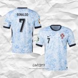 Segunda Camiseta Portugal Jugador Ronaldo 2024