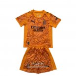 Camiseta AC Milan Portero 2025-2026 Nino Naranja