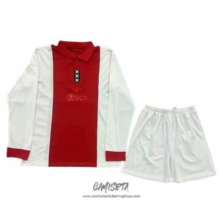 Camiseta Ajax Anniversary 2024-2025 Nino Manga Larga