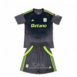 Camiseta Aston Villa Portero 2025-2026 Nino Negro