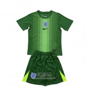Camiseta Inglaterra Portero 2025 Nino Verde