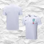 Camiseta Polo del Brasil 2022-2023 Blanco