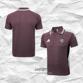 Camiseta Polo del Manchester United 2025-2026 Marron