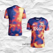 Camiseta Pre Partido del Ajax 2025-2026 Azul Naranja