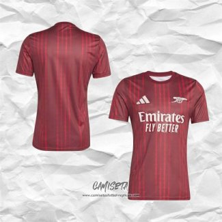 Camiseta Pre Partido del Arsenal 2025-2026 Rojo