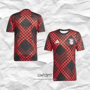 Camiseta Pre Partido del Benfica 2025-2026 Negro Rojo