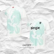 Camiseta Pre Partido del Chelsea 2025-2026 Blanco Verde