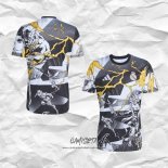 Camiseta Pre Partido del Real Madrid 2025-2026 Negro Blanco