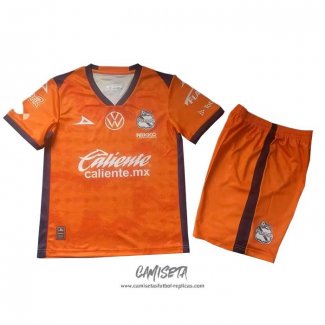 Camiseta Puebla Portero 2025-2026 Nino Naranja