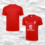 Camiseta de Entrenamiento AC Milan 2023-2024 Rojo