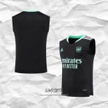 Camiseta de Entrenamiento Arsenal 2022-2023 Sin Mangas Negro