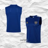 Camiseta de Entrenamiento Boca Juniors 2021-2022 Sin Mangas Azul