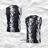 Camiseta de Entrenamiento Juventus 2023-2024 Sin Mangas Negro y Gris