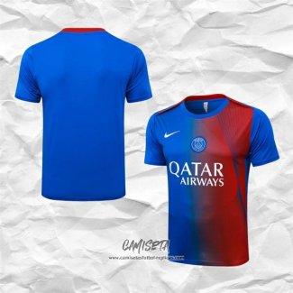 Camiseta de Entrenamiento Paris Saint-Germain 2025-2026 Azul Rojo