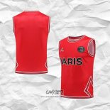 Camiseta de Entrenamiento Paris Saint-Germain Jordan 2022-2023 Sin Mangas Rojo