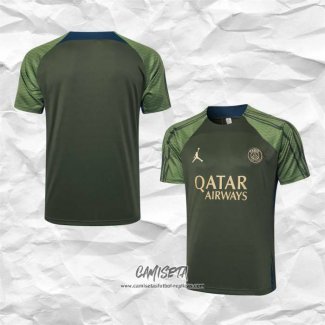 Camiseta de Entrenamiento Paris Saint-Germain Jordan 2024-2025 Verde