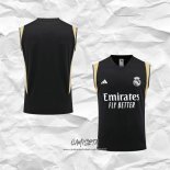 Camiseta de Entrenamiento Real Madrid 2023-2024 Sin Mangas Negro