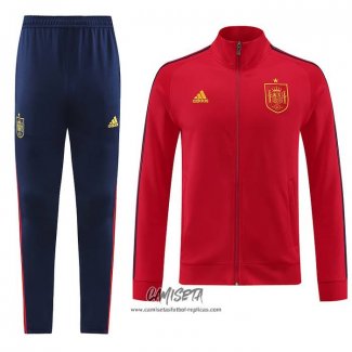 Chandal de Chaqueta del Espana 2022-2023 Rojo