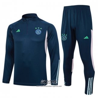 Chandal de Sudadera del Ajax 2023-2024 Azul