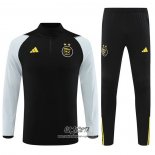 Chandal de Sudadera del Argelia 2023-2024 Negro