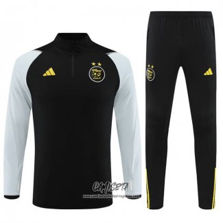 Chandal de Sudadera del Argelia 2023-2024 Negro