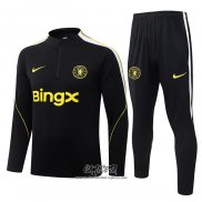 Chandal de Sudadera del Chelsea 2026-2027 Nino Negro