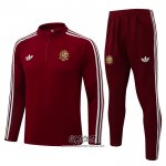 Chandal de Sudadera del Espana 2026-2027 Nino Rojo