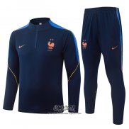 Chandal de Sudadera del Francia 2026-2027 Nino Azul