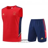 Chandal del Ajax 2022-2023 Sin Mangas Rojo