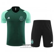 Chandal del Argelia 2023-2024 Manga Corta Verde - Pantalon Corto