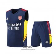 Chandal del Arsenal 2022-2023 Sin Mangas Azul Oscuro