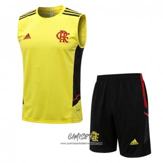 Chandal del Flamengo 2022-2023 Sin Mangas Amarillo