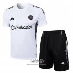 Chandal del Inter Miami 2025-2026 Manga Corta Blanco - Pantalon Corto