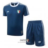 Chandal del Italia 2026-2027 Manga Corta Azul - Pantalon Corto