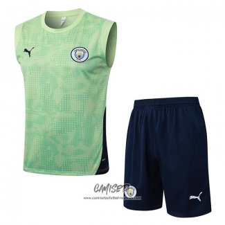 Chandal del Manchester City 2025-2026 Sin Mangas Verde