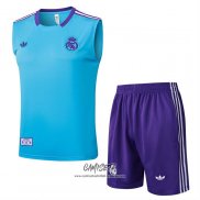 Chandal del Real Madrid 2025-2026 Sin Mangas Azul