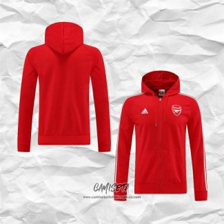 Chaqueta con Capucha del Arsenal 2022-2023 Rojo