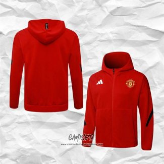 Chaqueta con Capucha del Manchester United 2025-2026 Rojo